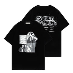 JK BANGTAN Tour Printed Short-sleeved T-shirt