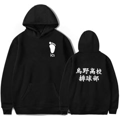 Unisex Karasuno High Print Loose Casual Hoodie