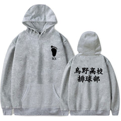 Unisex Karasuno High Print Loose Casual Hoodie