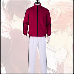 Unisex Inarizaki High Cosplay Zipper Coat and Pants