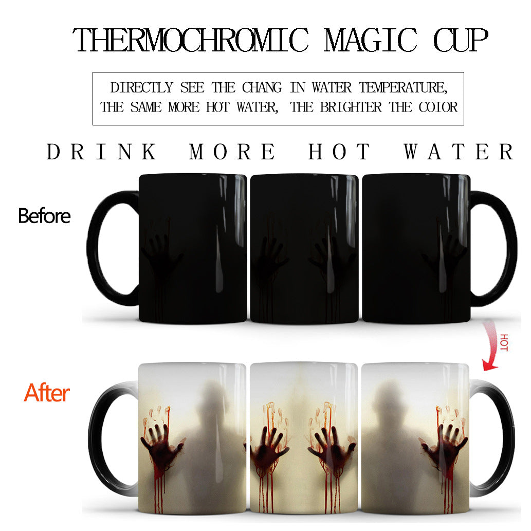 Creative Horror Color Changing Coffee Mug