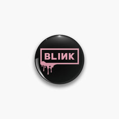 BLINK JENNIE JISOO Signature Brooch Badge