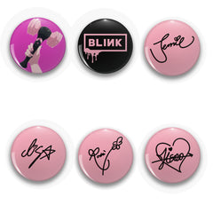 BLINK JENNIE JISOO Signature Brooch Badge