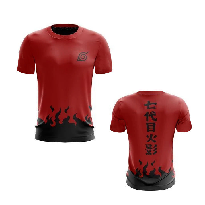 Trendy Anime 3D Printed Men's Sports T-shirt