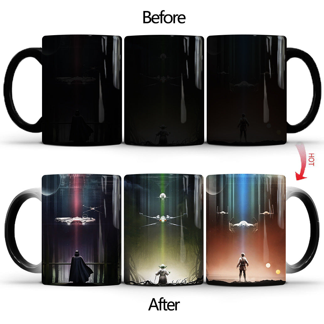 Comic Color-changing Ceramic Coffee Mug