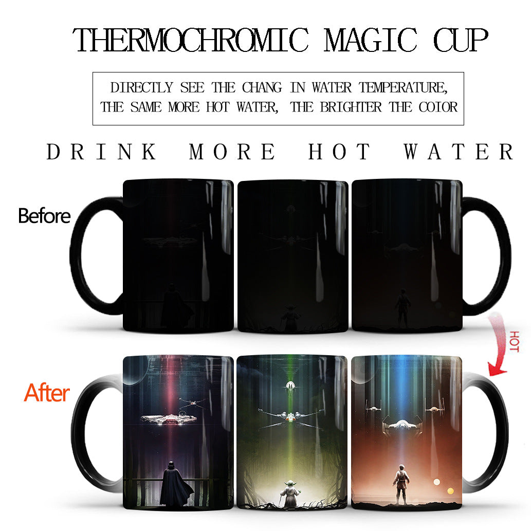 Comic Color-changing Ceramic Coffee Mug