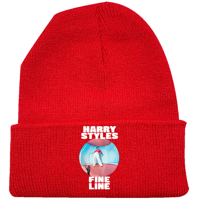 Casual Harry Printed Versatile Elastic Beanie