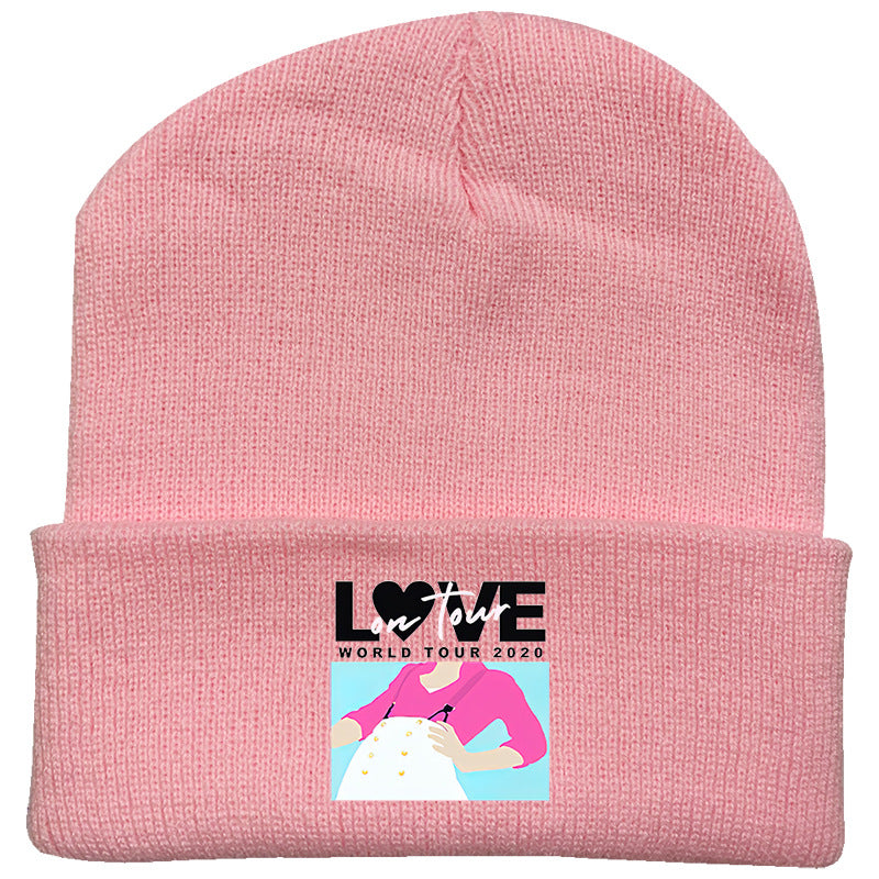 Casual Harry Printed Versatile Elastic Beanie