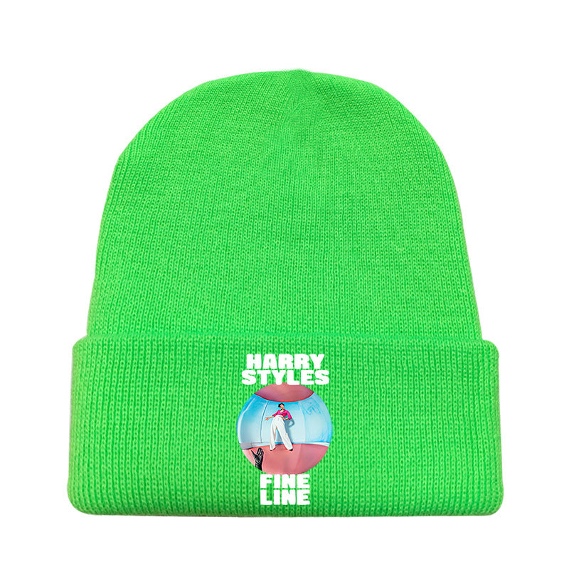 Casual Harry Printed Versatile Elastic Beanie