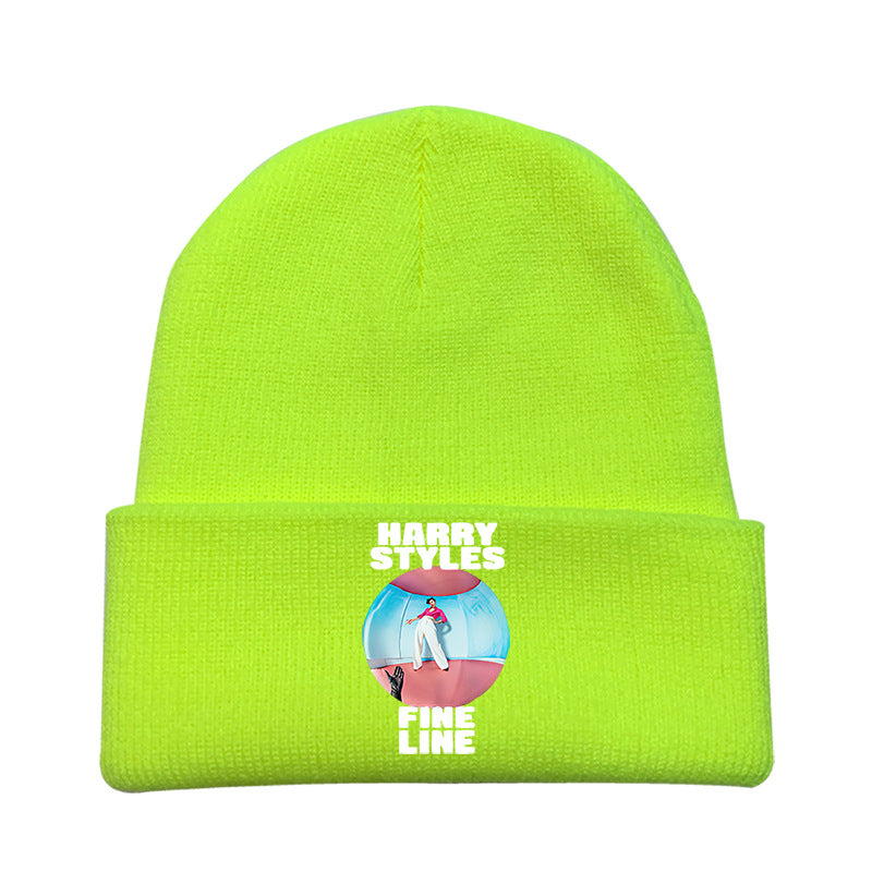 Casual Harry Printed Versatile Elastic Beanie