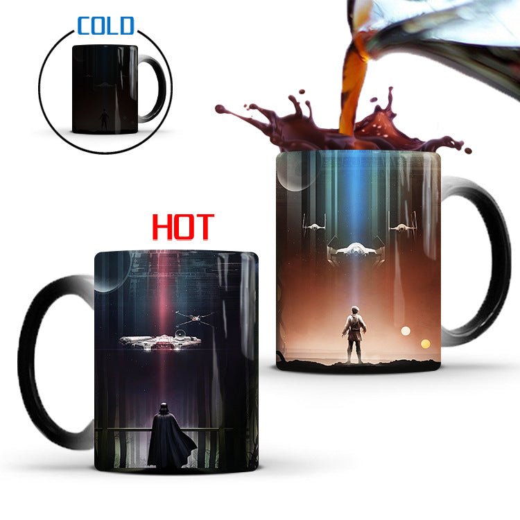 Comic Color-changing Ceramic Coffee Mug