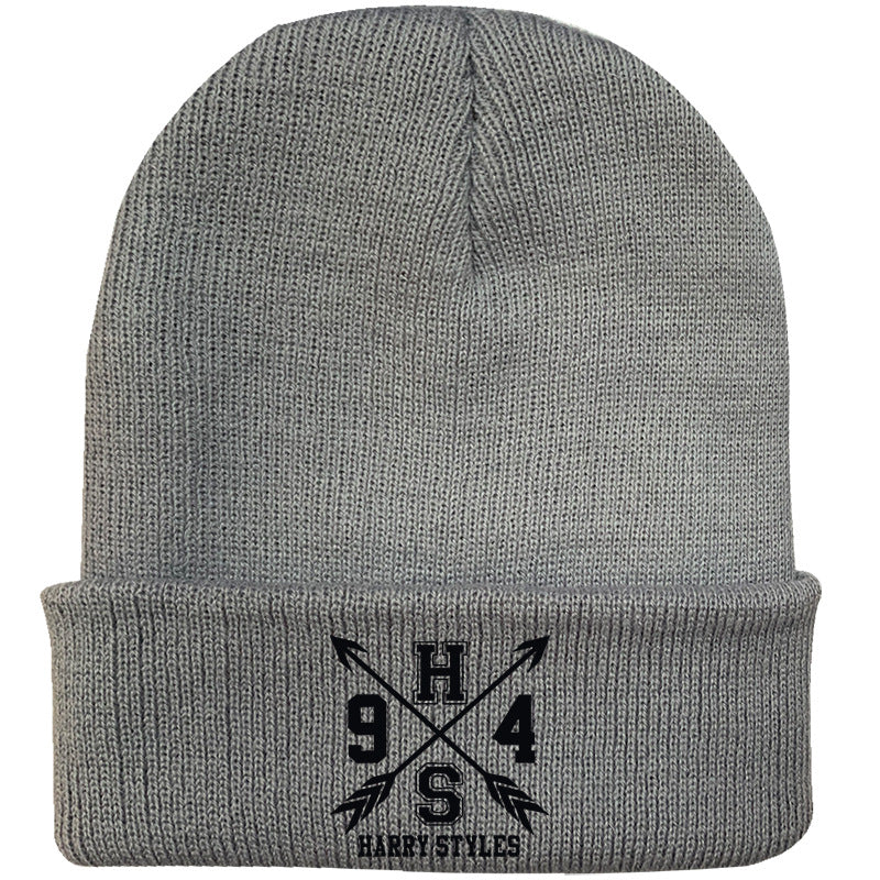 Casual Harry Printed Versatile Elastic Beanie