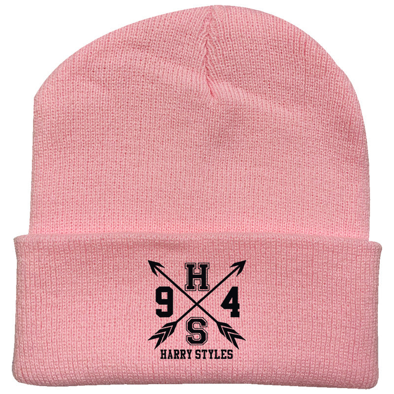 Casual Harry Printed Versatile Elastic Beanie