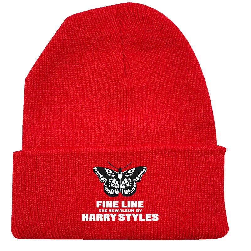 Casual Harry Printed Versatile Elastic Beanie