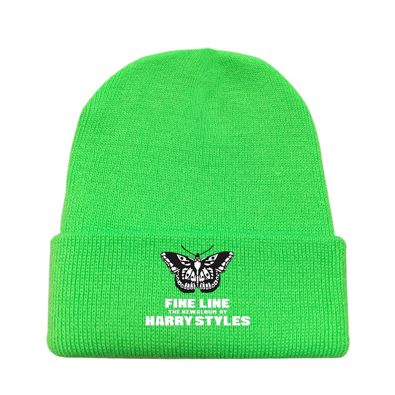 Casual Harry Printed Versatile Elastic Beanie