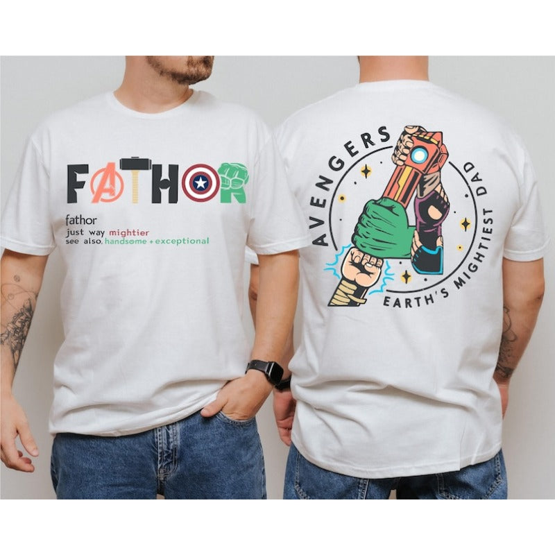 Fathor Avengers Printed Daddy T-Shirt