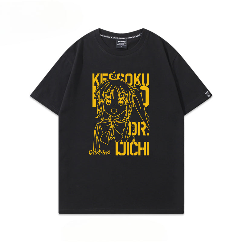 Unisex Anime Print Short Sleeve T-Shirt