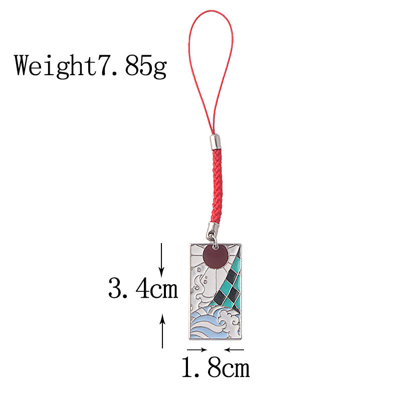 Cute Anime Tanjiro Rope Pendant