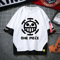 Men's Anime Short-sleeved Luffy Casual T-shirt