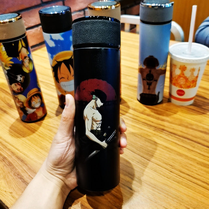 Luffy Zoro Ace Smart Stainless Steel Thermos