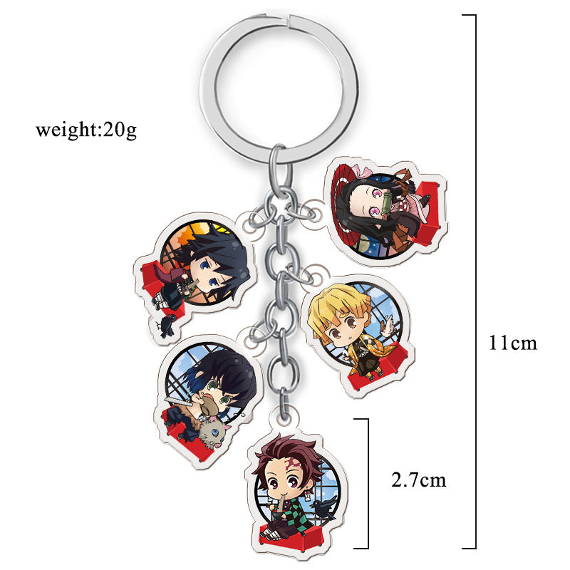 Anime Acrylic Keychain Pendant