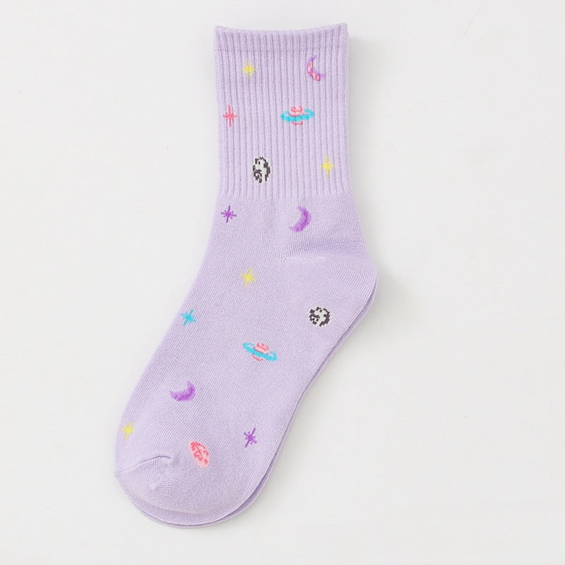 Cosmic Cotton Socks