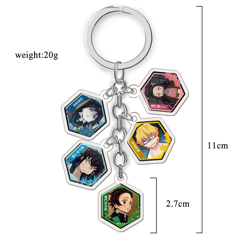 Anime Acrylic Keychain Pendant