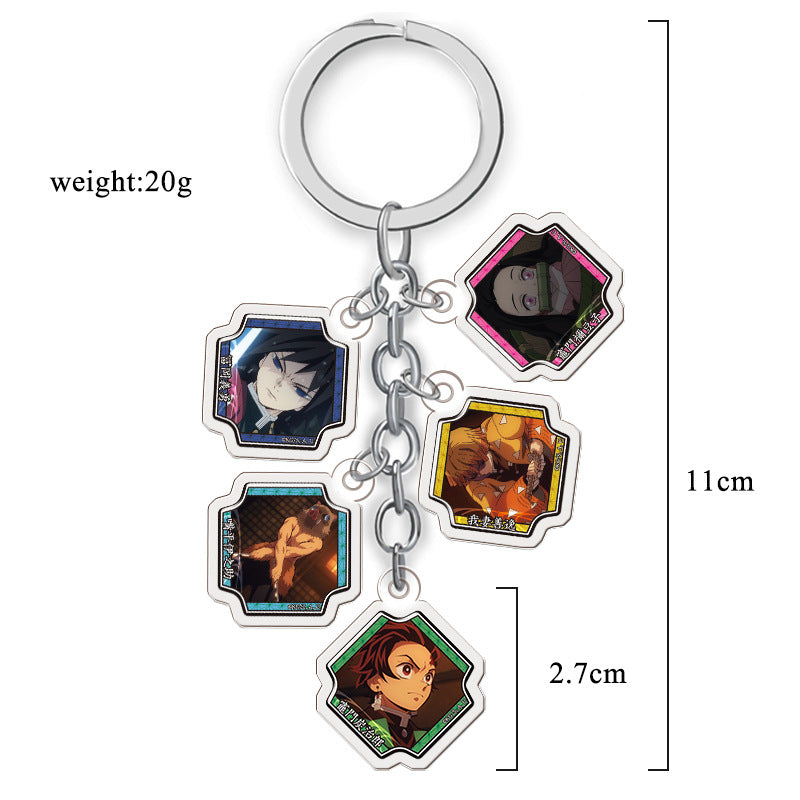 Anime Acrylic Keychain Pendant