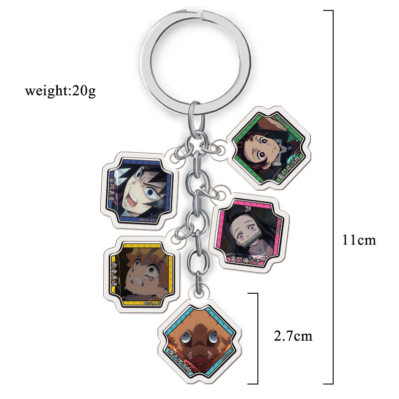 Anime Acrylic Keychain Pendant