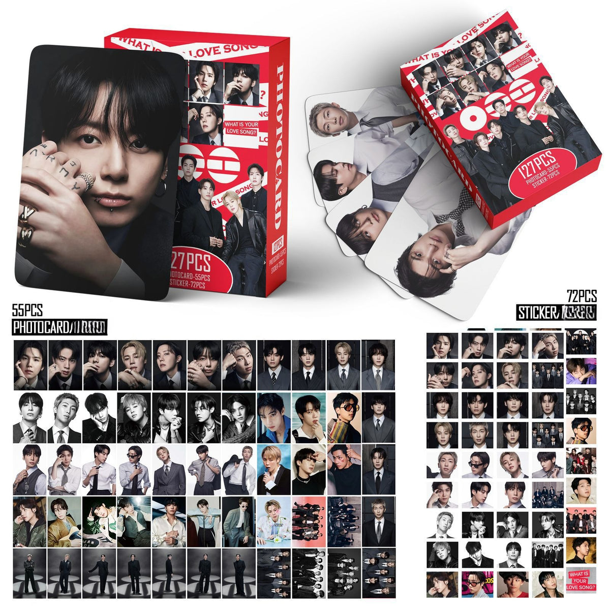 127pcs ARIRANG Photocard Stickers