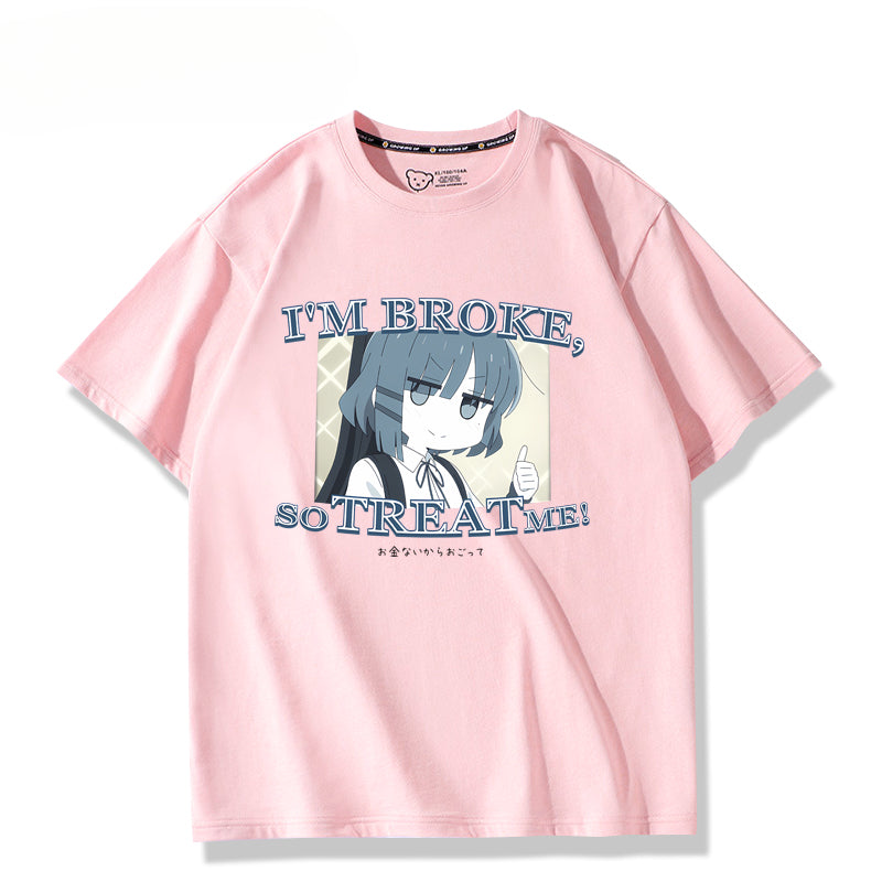 Casual Anime Funny Short-sleeved T-shirt