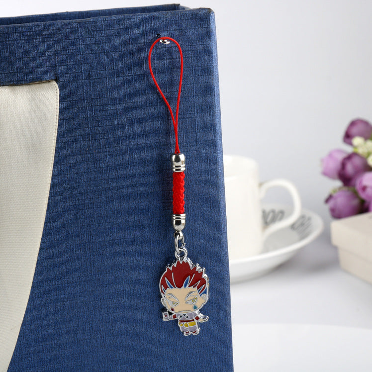 Anime Metal Keychain Doll Pendant