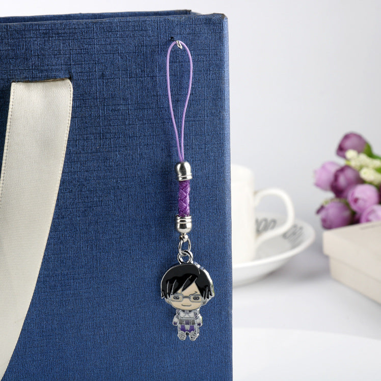 Anime Metal Keychain Doll Pendant