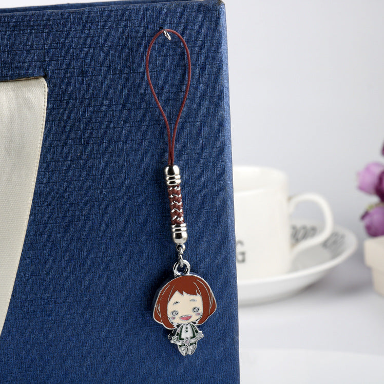 Anime Metal Keychain Doll Pendant