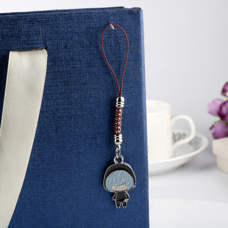 Anime Metal Keychain Doll Pendant