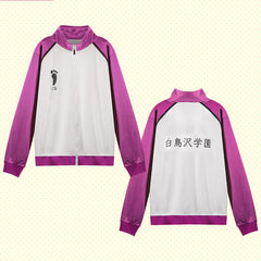 Unisex Shiratorizawa Academy Cosplay Uniform Coat and Pants