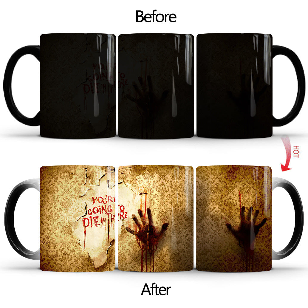 Creative Horror Color Changing Coffee Mug