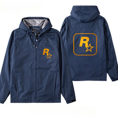 Casual Game Zipper Thin Hooded Jacket