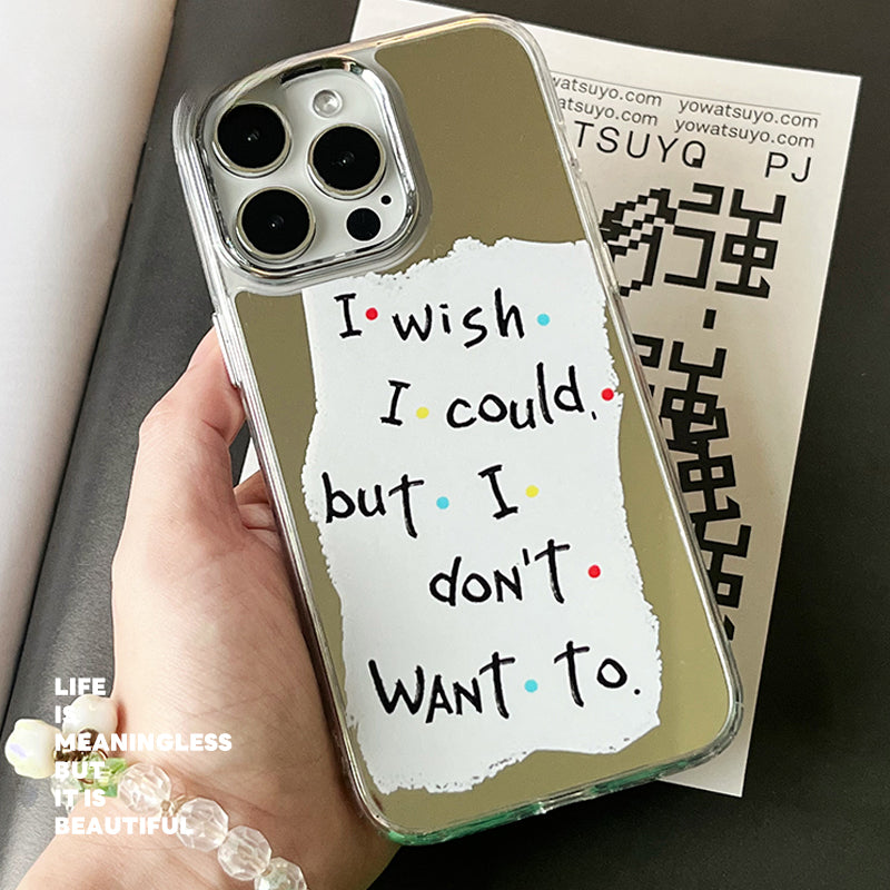 Creative Friends Mirror IPhone Case