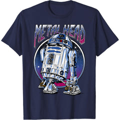 R2D2 Metal Head Vintage T-Shirt