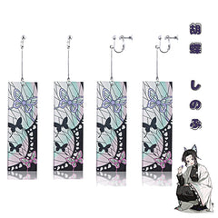 Anime Butterfly Acrylic Ear Clips Earrings