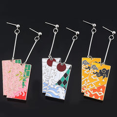 Chic Anime Tanjiro Cosplay Earrings