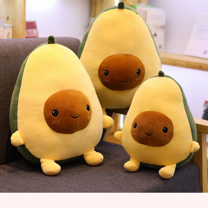 Kawaii Avocado Throw Pillow Cushion