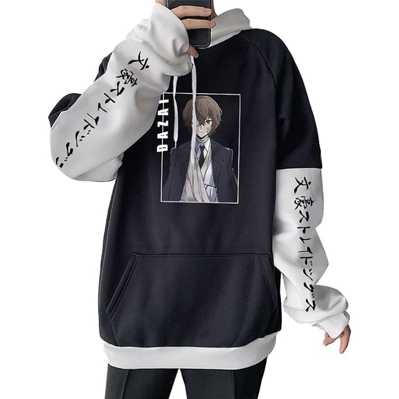 Men's and Women's Anime Dazai Pullover Hoodie