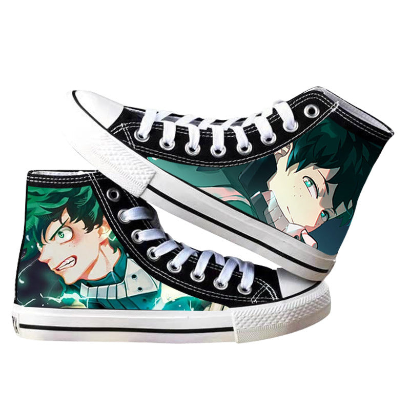 Trendy Anime Printed Canvas Shoes