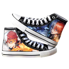 Trendy Anime Printed Canvas Shoes