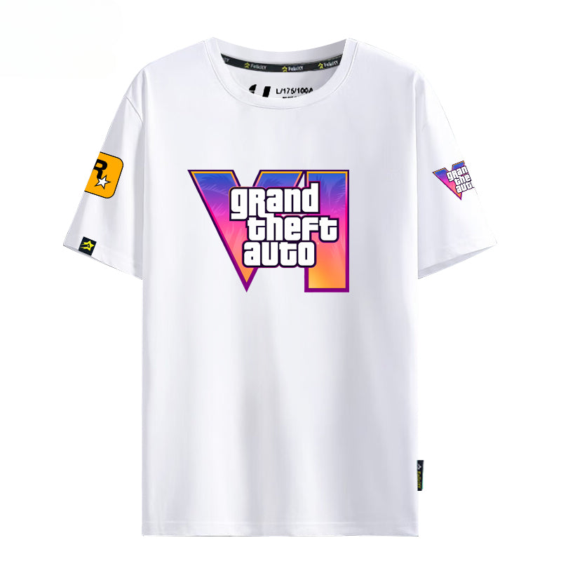 Casual Game R Star Short-sleeved T-shirt