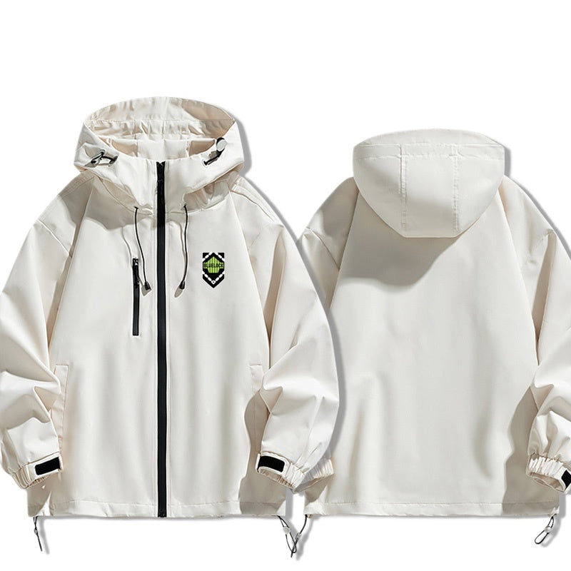 Nagi Anime Print Zipper Spring and Autumn Jacket