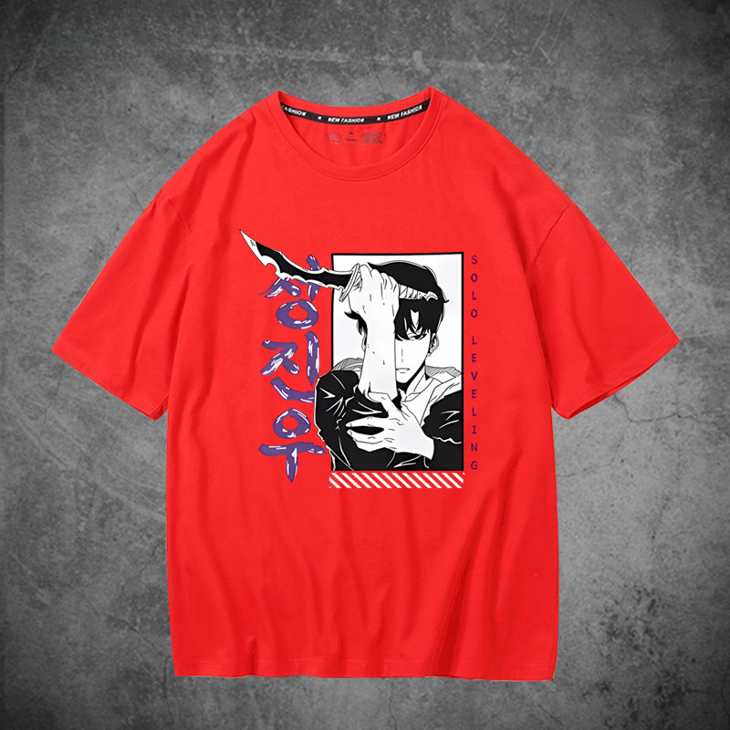 Unisex Anime Cos Cotton Short-sleeved T-shirt