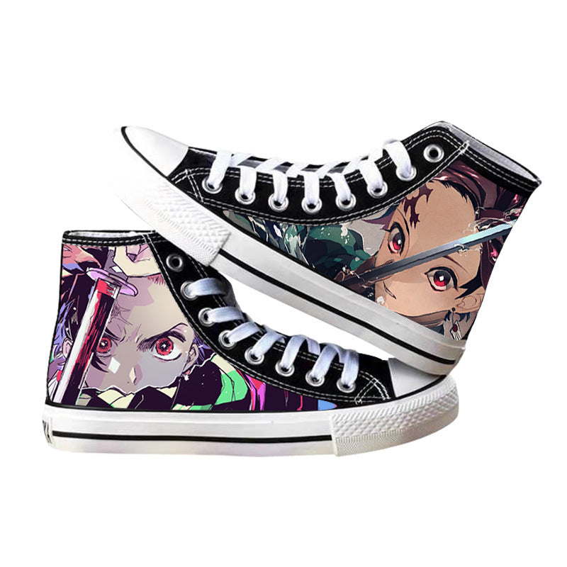 Casual Anime High-top Canvas Shoes